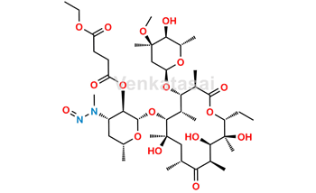 Picture of N-Nitroso-Desmethyl Erythromycin Ethyl Succinate