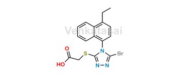 Picture of Lesinurad Ethyl Lesinurad Impurity 