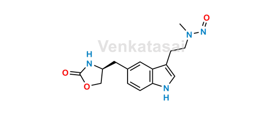 Picture of N-Nitroso Zolmitriptan EP Impurity G (possibility 1)
