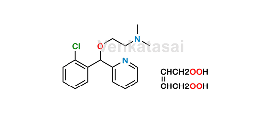 Picture of 2-((2-chlorophenyl)(pyridin-2-yl)methoxy)-N,N-dimethylethanamine but-2-enedioate