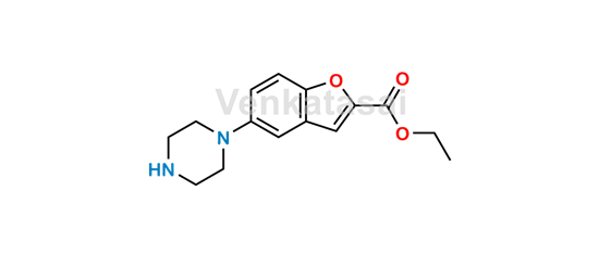 Picture of 5-(1-Piperazinyl)-2-benzofurancarboxylic Acid Ethyl Ester