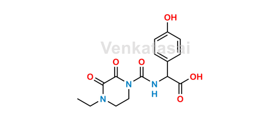 Picture of 2-(4-Ethyl-2,3-dioxopiperazine-1-carboxamido)-2-(4-hydroxyphenyl)acetic Acid