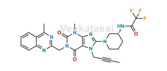 Picture of Trifluoro acetyl amino Linagliptin 
