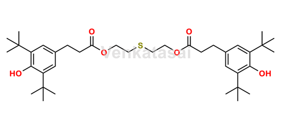 Picture of 2,2'-Thiodiethylene Bis[3-(3,5-di-tert-butyl-4-hydroxyphenyl)propionate]