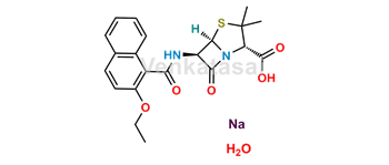 Picture of Nafcillin sodium salt monohydrate 