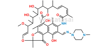 Picture of 25-Desacetyl-21-acetyl rifampicin
