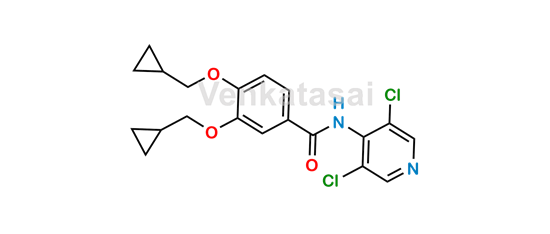 Picture of Roflumilast Dicyclopropylmethoxy Impurity 