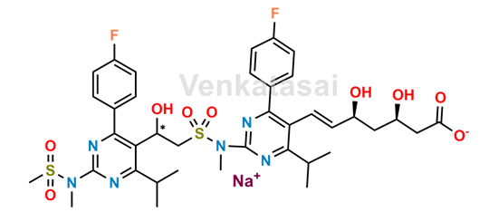 Picture of Rosuvastatin EP Impurity E (Sodium Salt)