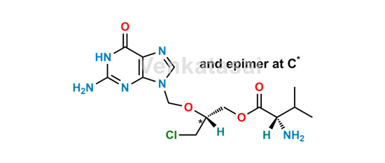 Picture of Valganciclovir Chloro Diastereoisomer-1 & 2