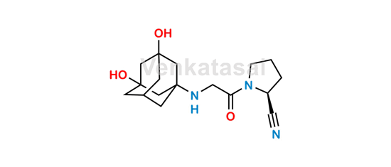 Picture of Vildagliptin Dihydroxy Impurity 