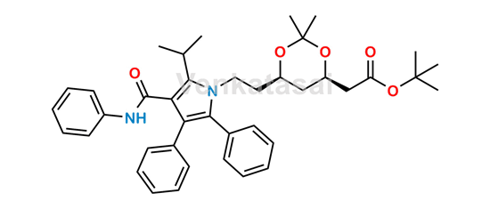 Picture of Defluoro Atorvastatin Acetonide tert-Butyl Ester 