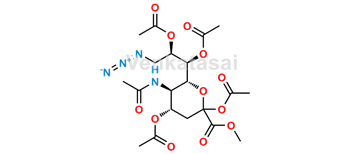Picture of 2,4,7,8-Tetra-O-acetyl-9-azido-9-deoxy-N-acetylneuraminic acid methyl ester