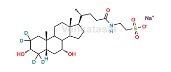 Picture of Taurochenodeoxycholic Acid-D4 Sodium