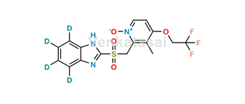 Picture of Lansoprazole-D4 Sulfone N-Oxide