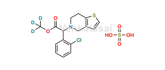 Picture of rac-Clopidogrel-D3 Bisulfate
