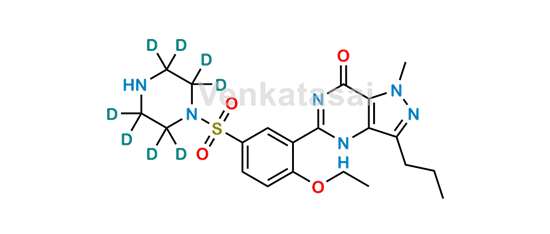 Picture of N-Desmethyl Sildenafil D8