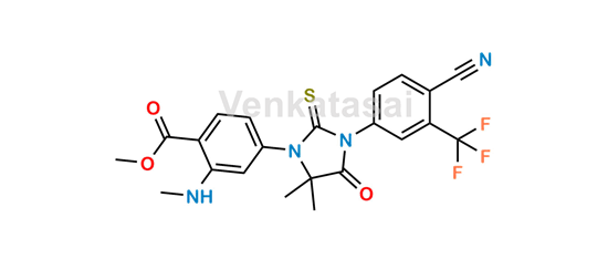 Picture of Enzalutamide Desfluoro N-Methyl Methylbenzoate impurity