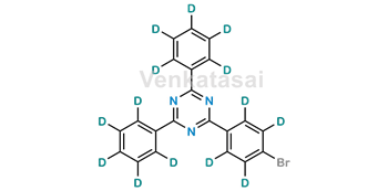 Picture of 2-(4-bromophenyl-2,3,5,6-d4)-4,6-bis(phenyl-d5)-1,3,5-triazine