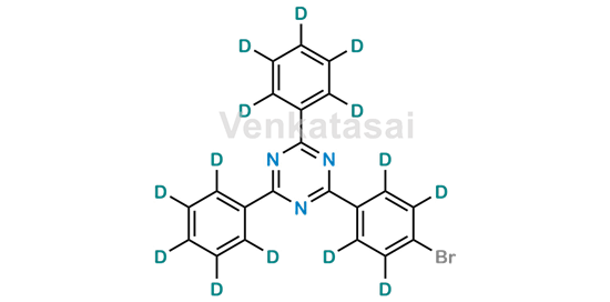 Picture of 2-(4-bromophenyl-2,3,5,6-d4)-4,6-bis(phenyl-d5)-1,3,5-triazine
