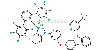 Picture of 3-([1,1':3',1''-terphenyl]-2'-yl-2,2'',3,3'',4,4'',5,5'',6,6''-d10)-1-(3-((9-(4-(tert-butyl)pyridin-2-yl)-9H-carbazol-2-yl)oxy)phenyl)-1H-benzo[d]imidazol-3-ium