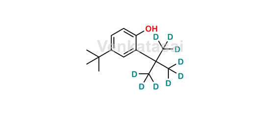 Picture of 4-(tert-butyl)-2-(2-(methyl-d3)propan-2-yl-1,1,1,3,3,3-d6)phenol