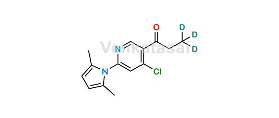Picture of 1-(4-chloro-6-(2,5-dimethyl-1H-pyrrol-1-yl)pyridin-3-yl)propan-1-one-3,3,3-d3