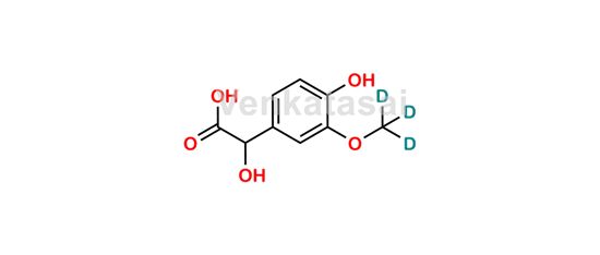 Picture of 4-Hydroxy-3-methoxymandelic Acid-D3