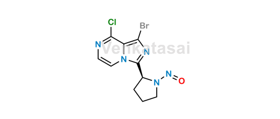 Picture of (S)-1-bromo-8-chloro-3-(1-nitrosopyrrolidin-2-yl)imidazo[1,5-a]pyrazine