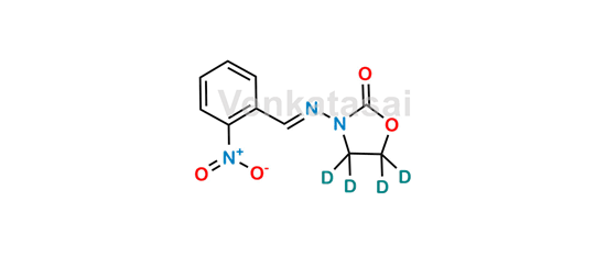 Picture of 3-[(o-Nitrobenzylidene) amino]-2-oxazolidinone-d4