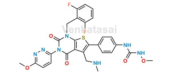Picture of Relugolix Desmethyl impurity