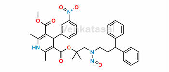 Picture of N-Nitroso N-Desmethyl Lercanidipine