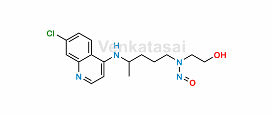 Picture of N-nitroso hydroxychloroquine EP Impurity C