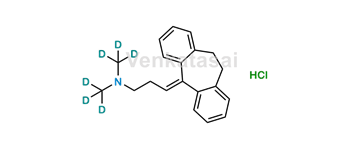 Show details for Amitriptyline D6 Hydrochloride Picture of Amitriptyline D6 Hydrochloride