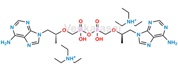 Show details for Tenofovir Dimer Triethylammonium Salt Picture of Tenofovir Dimer Triethylammonium Salt