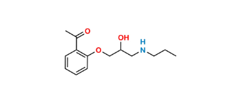 Picture of 1-[2-[2-Hydroxy-3-(propylamino)propoxy]phenyl]ethanone