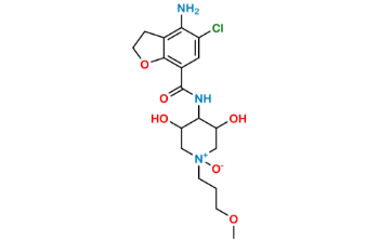 Picture of Prucalopride Dihydroxy N-oxide Impurity