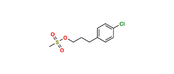Show details for 3-(4-Chlorophenyl)propyl Mesylate Picture of 3-(4-Chlorophenyl)propyl Mesylate