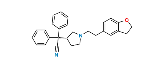 Picture of Darifenacin Nitrile Impurity Picture of Darifenacin Nitrile Impurity