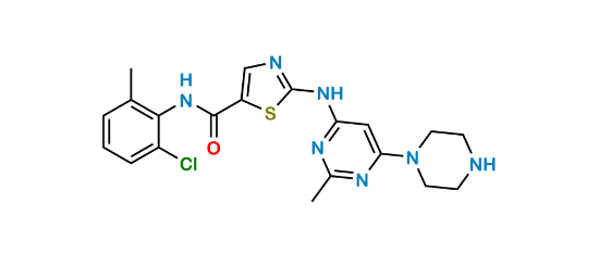 Picture of Dasatinib N-Deshydroxyethyl Impurity
