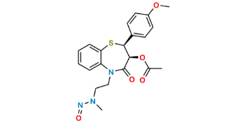 Picture of  N-nitroso-desmethyl-diltiazem