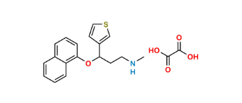 Show details for rac Duloxetine 3-Thiophene Isomer Oxalate Picture of rac Duloxetine 3-Thiophene Isomer Oxalate