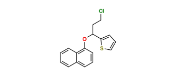 Show details for DULOXETINE  Chloro impurity Picture of DULOXETINE  Chloro impurity