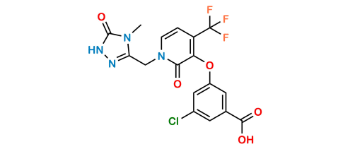 Picture of Doravirine Carboxylic Acid Impurity