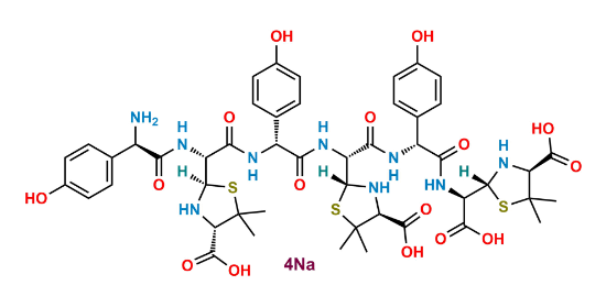 Picture of Amoxicillin Open RIng Trimer Impurity sodium salt