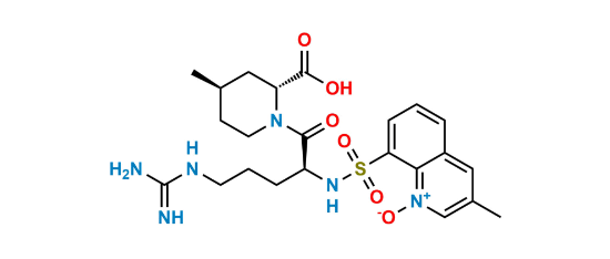 Picture of Argatroban Aza-aryl N-oxide