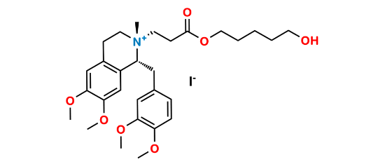 Picture of Atracurium Besylate Impurity D2 Iodide (cis-Quaternary Alcohol)