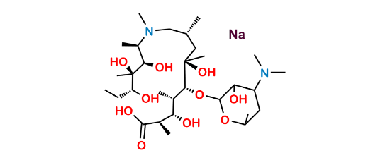 Picture of 3-Hydroxy Azithromycinoic Acid Sodium Salt 
