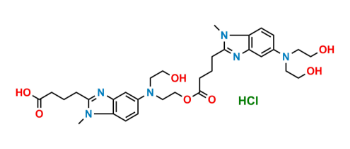 Picture of Bendamustine Trihydroxyethyl Dimer Impurity (HCl)