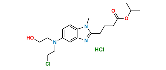Picture of Bendamustine Monohydroxy Isopropyl Ester Impurity (HCl)