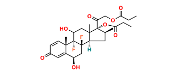 Picture of 11-Oxo- betamethasone 17,21 dipropionate 6α-Hydroxy betamethasone 17,21 dipropionate 